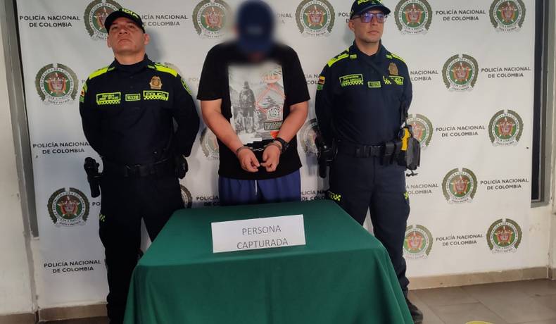 Capturado en flagrancia Edwin, por violencia intrafamiliar agravada en el Guamo