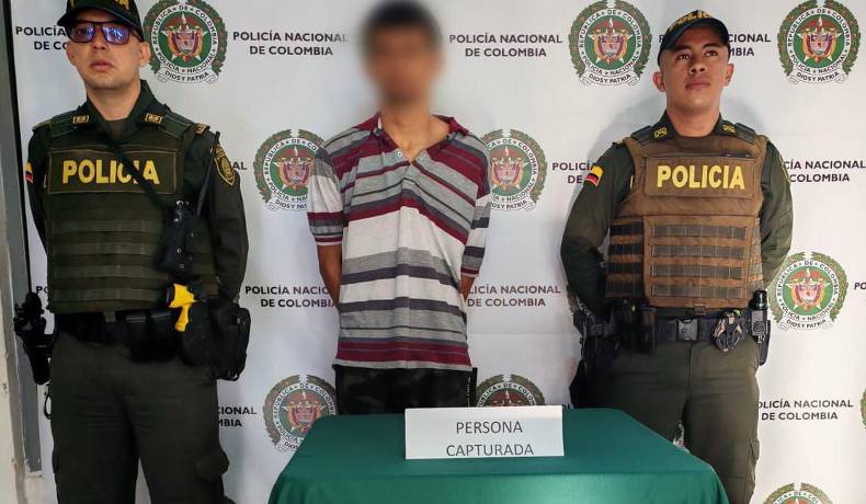 Capturado Cami por violencia intrafamiliar en el Guamo