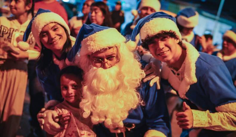 Cena de Navidad en el Parque Galarza de Ibagué