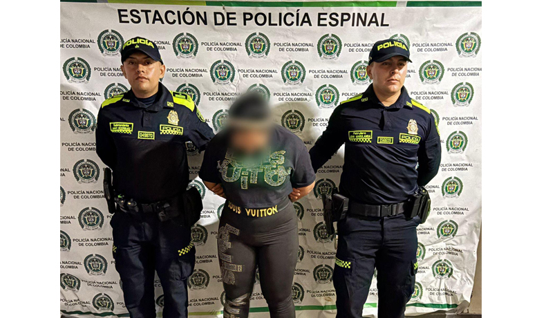Capturada mujer requerida por las autoridades en El Espinal