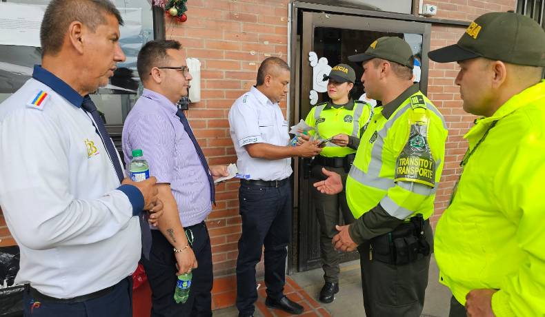 Seccional de Tránsito y Transporte promueve la seguridad vial en el área metropolitana de Ibagué y Cajamarca