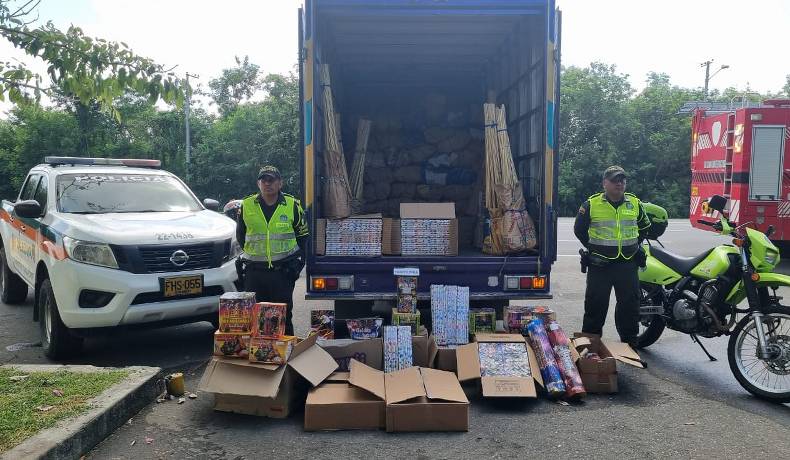 Escuadrón Anti Pólvora ha incautado más de 2.355 kilos de material pirotécnico durante este fin de año