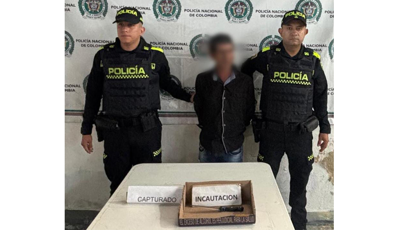 Capturado sujeto e incautada un arma cortopunzante en Icononzo