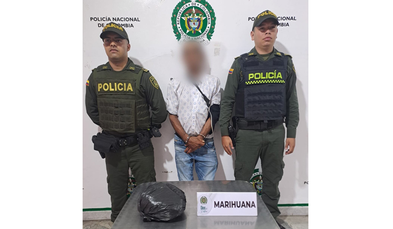 Con más de 525 dosis de marihuana fue capturado un hombre en Cerro Gordo