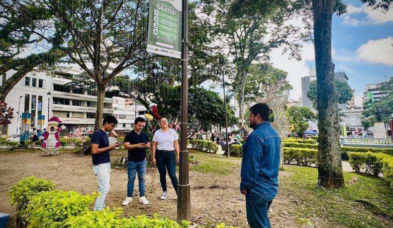 ¡Conéctese! Plaza de Bolívar de Ibagué ya cuenta con Internet gratuito de la Alcaldía