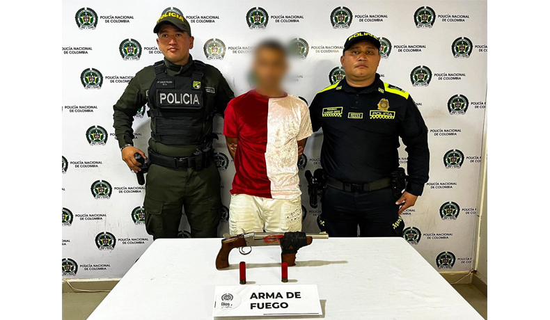 Operativo sorpresa en la zona rural de Ibagué, dejó un capturado por porte ilegal de armas de fuego