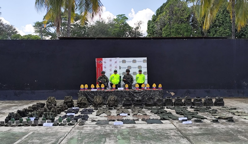 Desmantelado centro de acopio de material bélico y explosivos en Chaparral