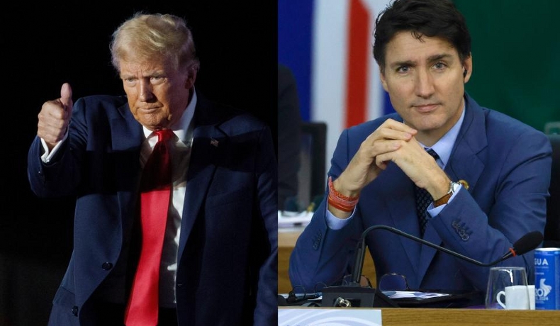 Trudeau advierte a Trump que Canadá está preparada para responder con todo a aranceles