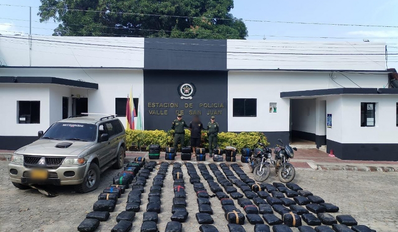 Incautados cerca de 415 kilos de marihuana en zona rural del Valle de San Juan