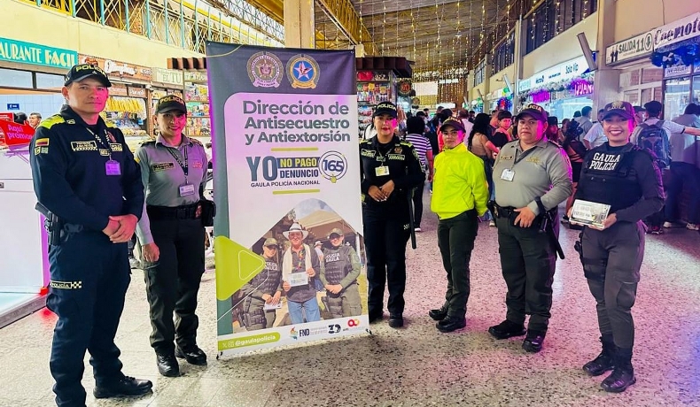 A través de actividades, previenen el secuestro y la extorsión en Ibagué