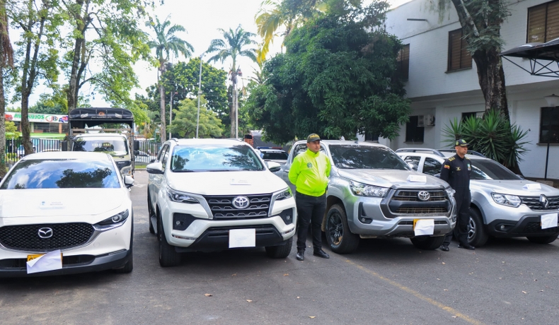 Policía recuperó 4 vehículos que habían sido hurtados en diferentes ciudades del país