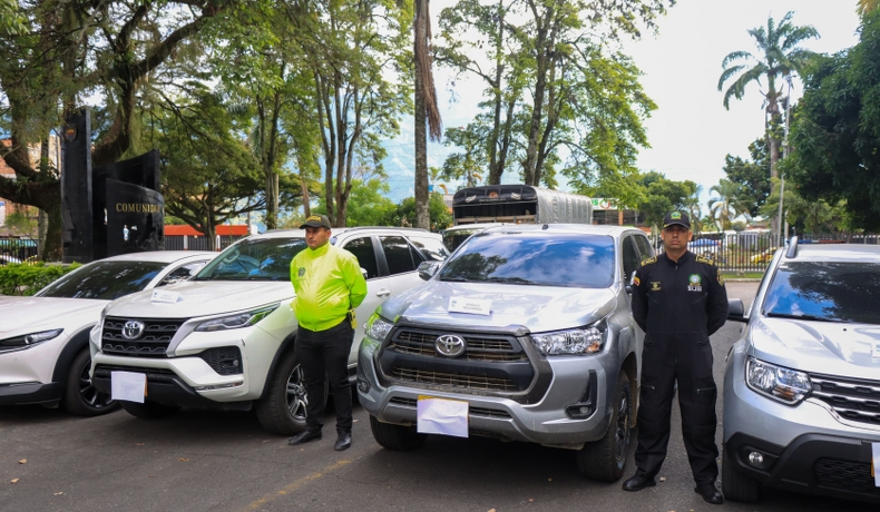 Policía recuperó 4 vehículos que habían sido hurtados en diferentes ciudades del país