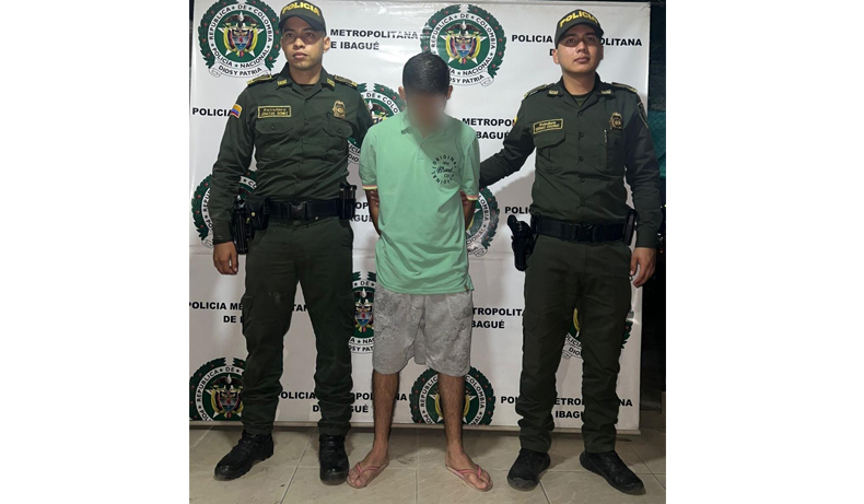 Capturado alias Pocillo en Ibagué