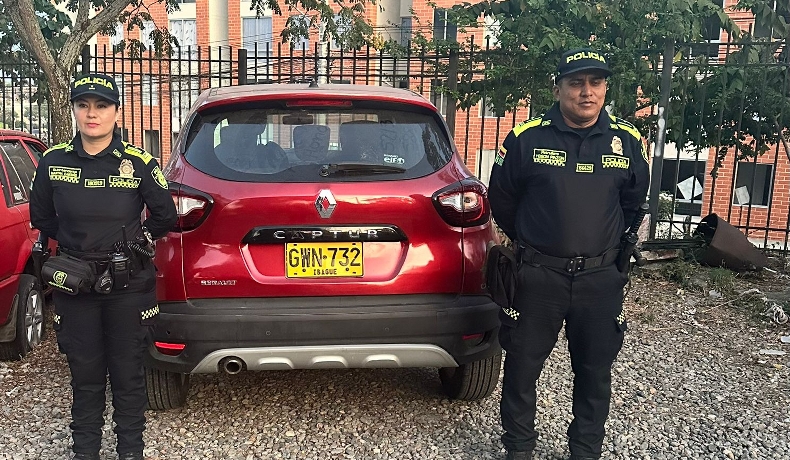 Un vehículo hurtado hace 48 días fue recuperado en la comuna 10 de la ciudad de Ibagué