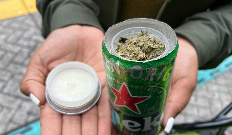 Artimaña para el transporte de marihuana