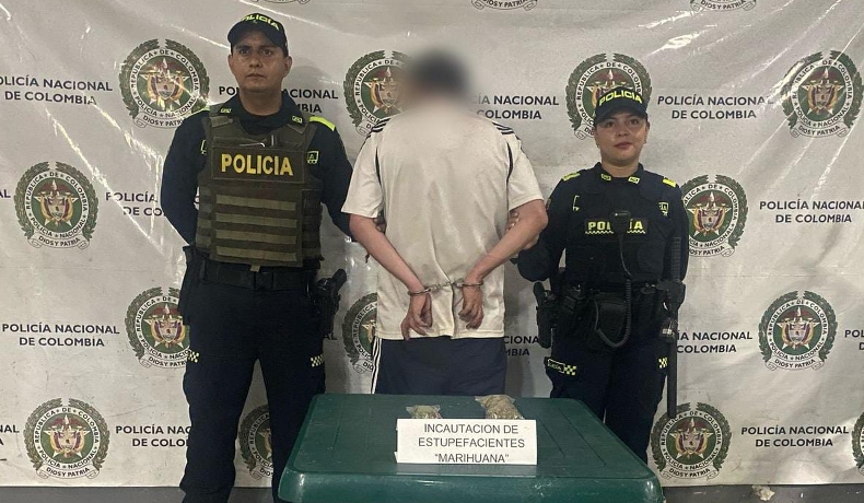 En Melgar, se logró la captura de un sujeto y la incautación de alucinógenos