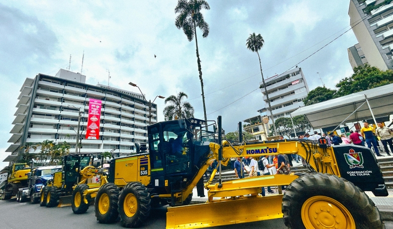 Así se logró el convenio entre la UNGRD y la Gobernación del Tolima para entrega de maquinaria amarilla