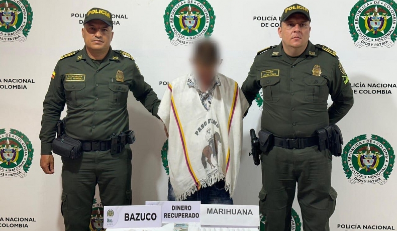 Fue capturado con marihuana y bazuco en el parque Galarza