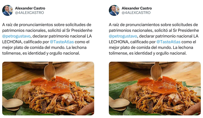 Gobernador (e) del Tolima pide al presidente Petro declarar la lechona patrimonio nacional