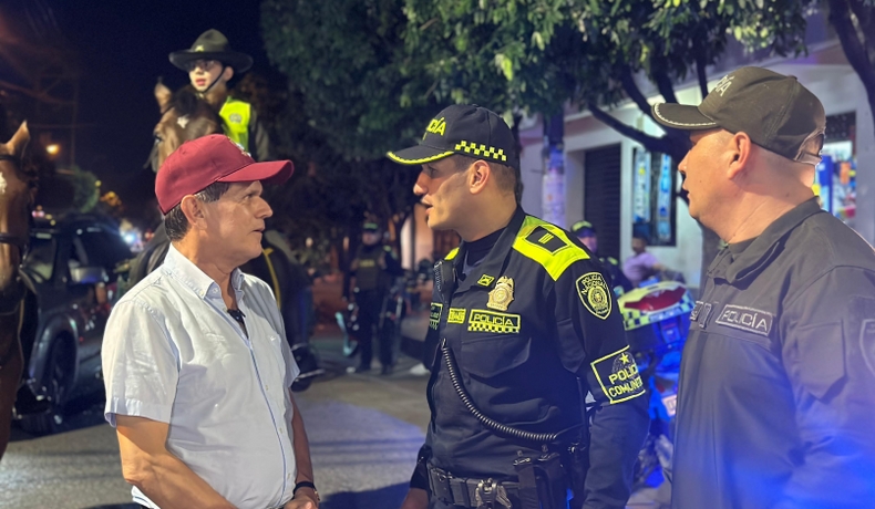 Autoridades se tomaron El Espinal en operativo nocturno