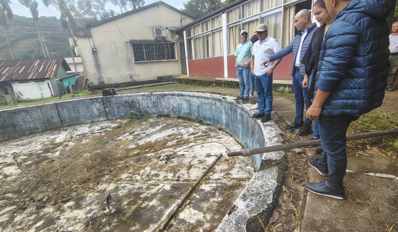Personería de Ibagué recorrió  Institución Educativa que lleva años sin mejorar las redes de aguas sanitarias