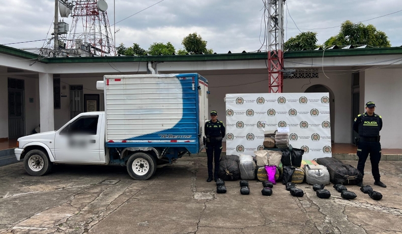 En Chaparral se logró la incautación de 270 kilos y medio de marihuana