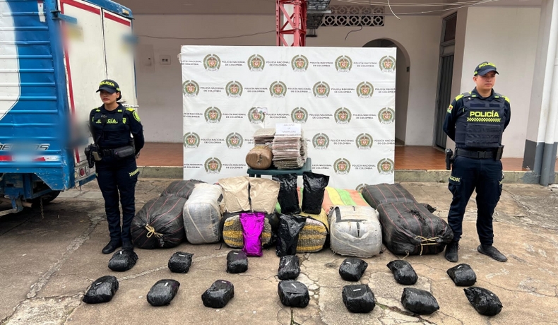 En Chaparral se logró la incautación de 270 kilos y medio de marihuana