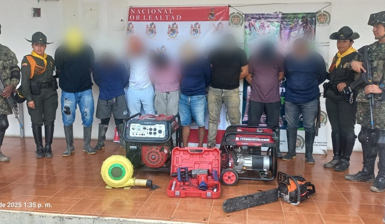 Duro golpe contra lo que sería la minería ilegal