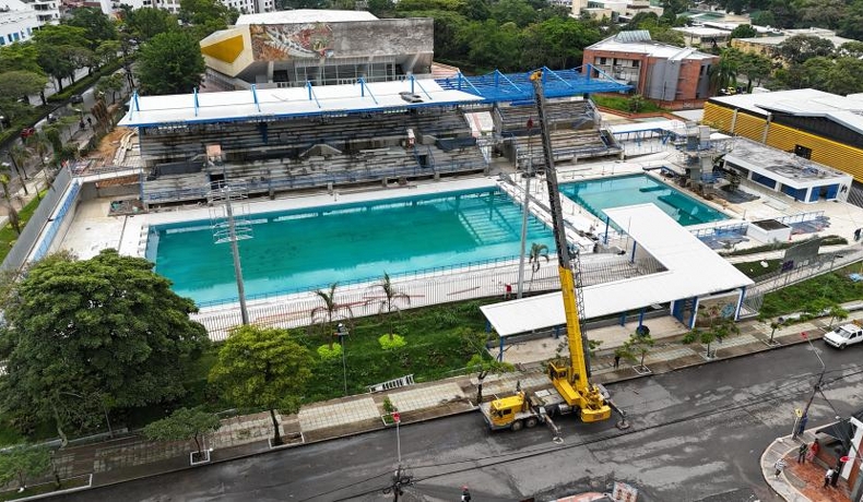 Piscinas de la 42 contarán con más de 200 luminarias para eventos nocturnos