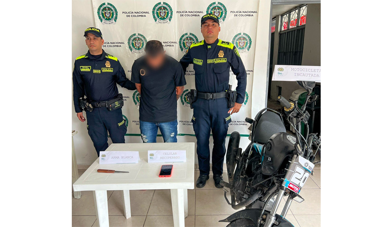 Capturado por hurtar celular a una mujer en la Avenida Ambalá