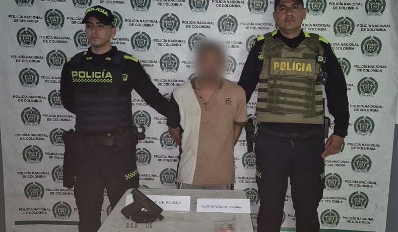 En Chicoral fue capturado un sujeto, incautada un arma traumática modificada y estupefacientes