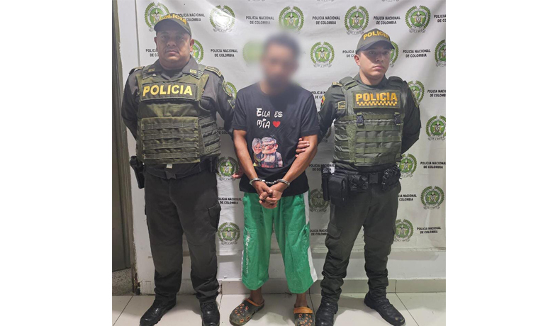 En Rioblanco se logró la captura en flagrancia de Yobed por violencia intrafamiliar agravada