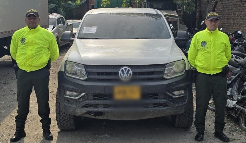 Recuperada camioneta requerida por autoridades de la ciudad de Barranquilla