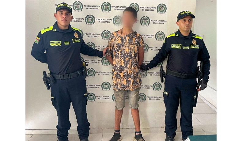 Joven capturado por hurto calificado en el barrio Bosque Parte Baja