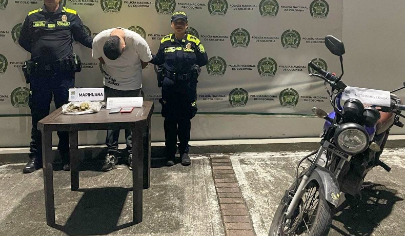 Capturado individuo con 520 gramos de marihuana