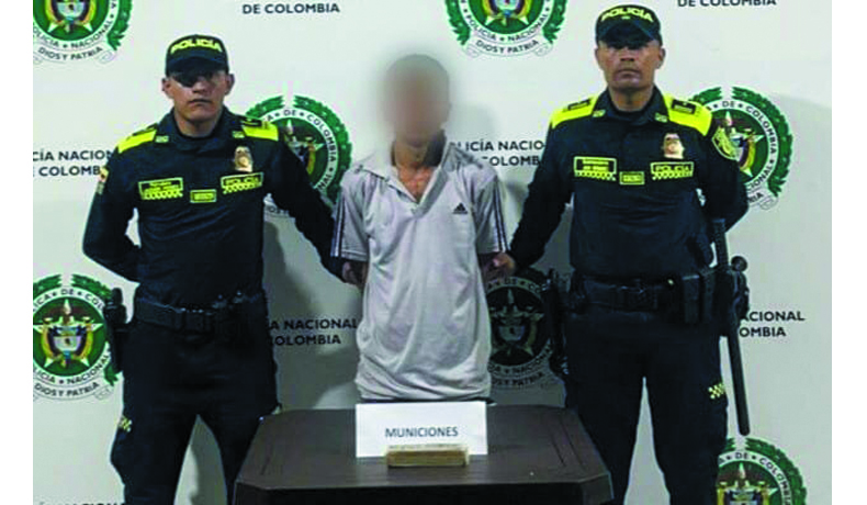 Cogieron al Bebé con munición en un bolso