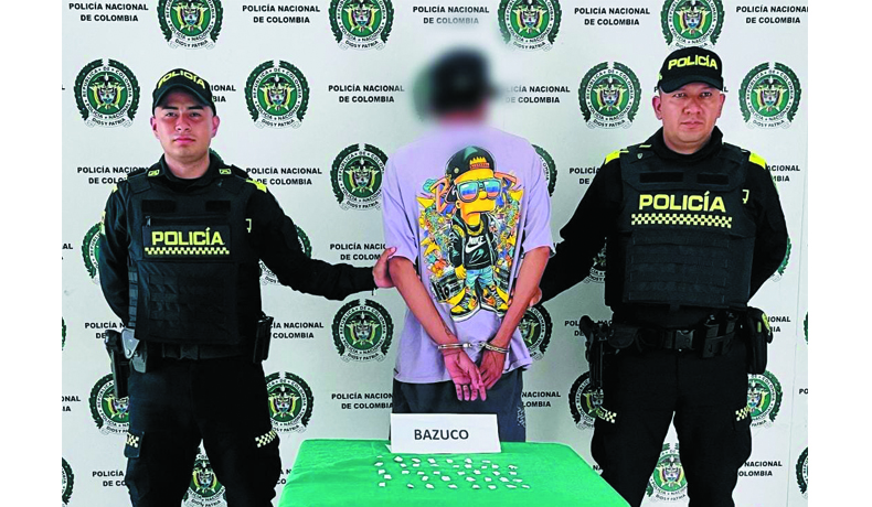 En el puente Tatú de Venadillo se logró la captura en flagrancia de dos sujetos y la incautación de estupefacientes