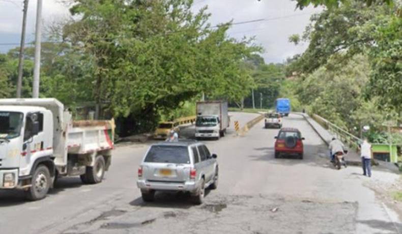 Cierre vial en sector del puente de La Cartagena por trabajos del Segundo Acueducto