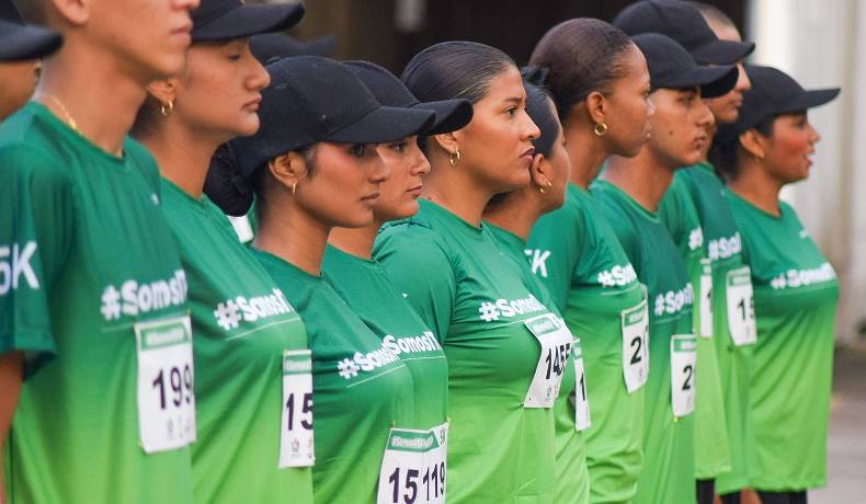 Espinal madrugó a correr en la Carrera Atlética ITFIP 2024