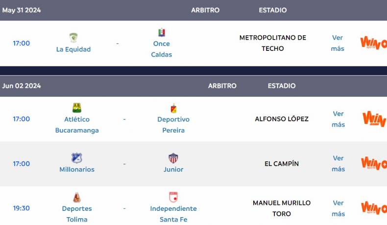 Se vine la fecha 6 de los cuadrangulares semifinales Liga BetPlay