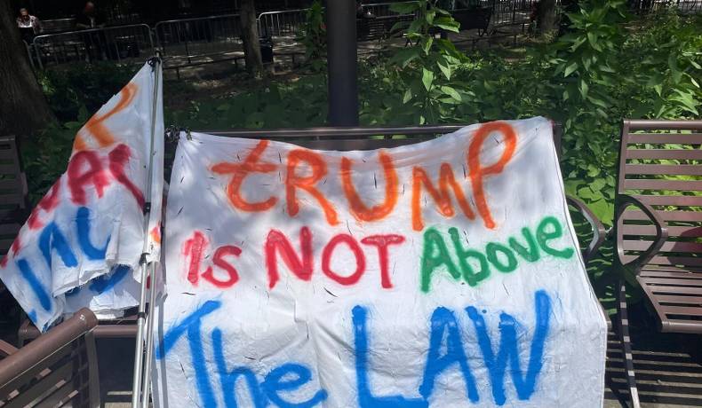 Trump en el primer expresidente convicto de EEUU