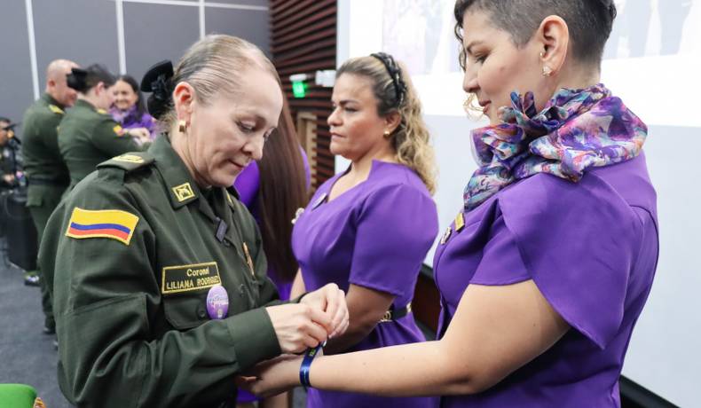 Policía Nacional cuenta con el voluntariado púrpura