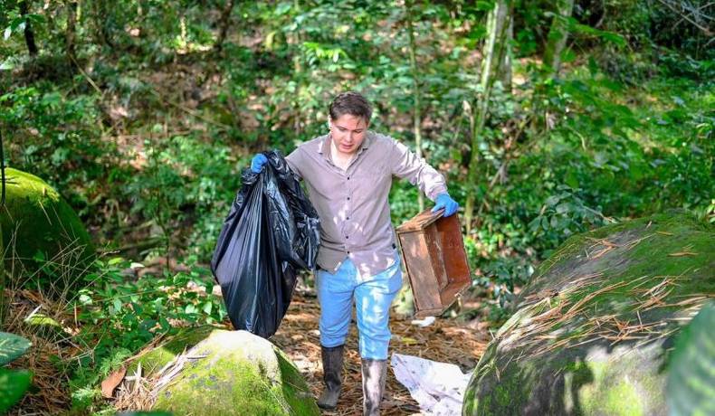 Alcaldía llevó a cabo recolección de residuos sólidos en la quebrada del Hato de la Virgen