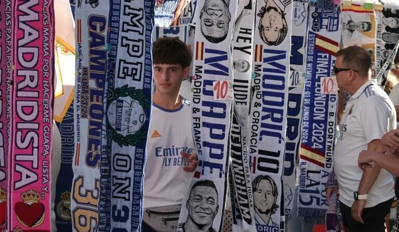 Mbappé llegó oficialmente al Real Madrid