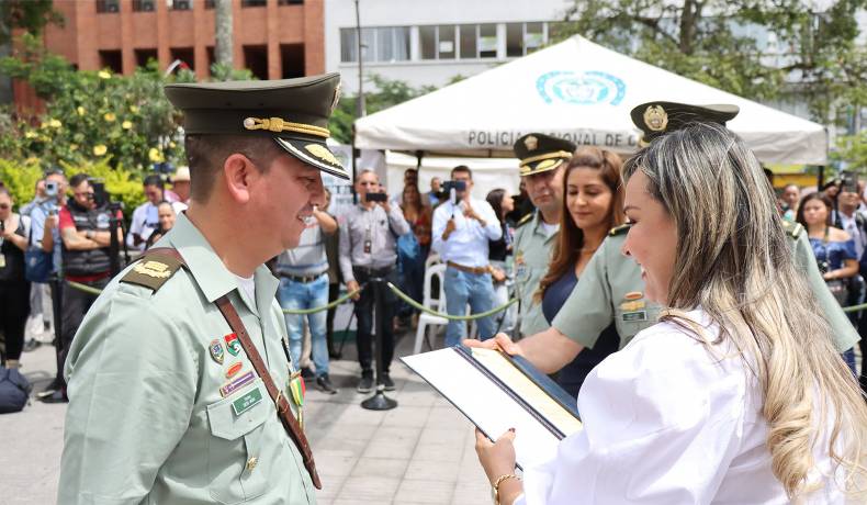 El Coronel Diego Edixon Mora Muñoz nuevo comandante Policía Metropolitana de Ibagué 
