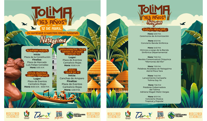 Agenda artística y cultural para celebrar los 163 años de historia del Tolima