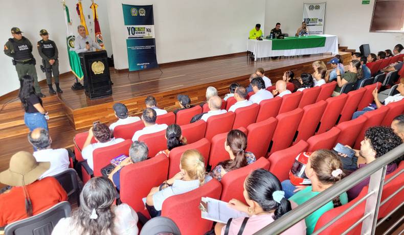 Segundo encuentro antiextorsión en el Panóptico de Ibagué.