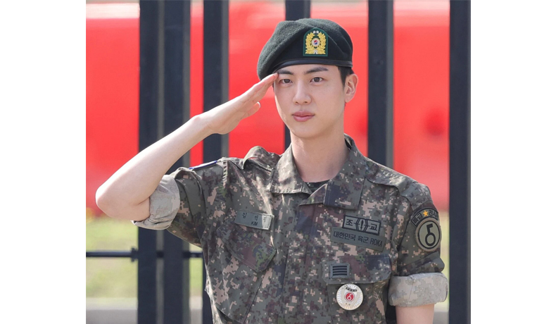 Jin, primer miembro de BTS en completar servicio militar obligatorio