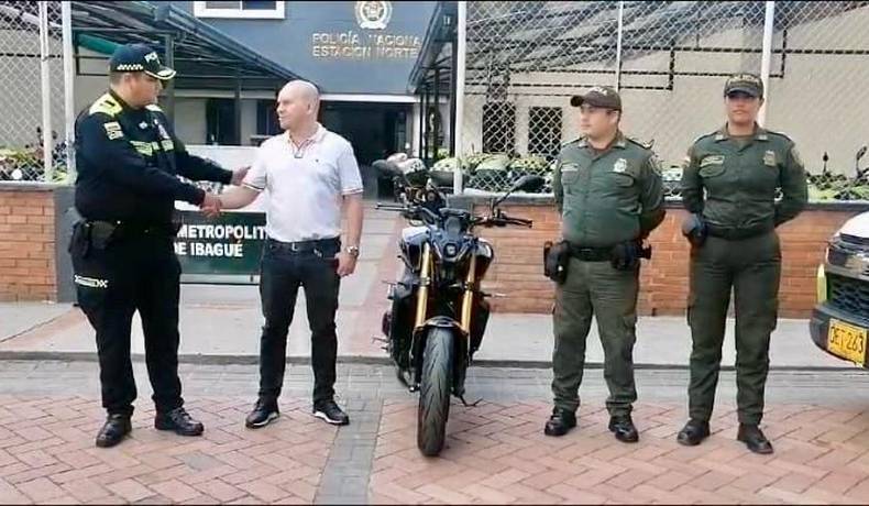 Motocicleta avaluada en 80 millones fue recuperada por la Policía