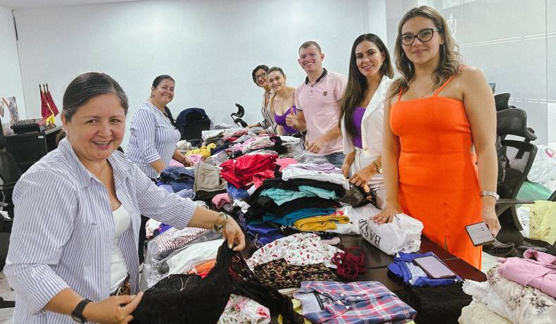 Funcionarios y contratistas de la Gobernación del Tolima, unidos por El Espinal